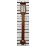 Russell, Norwich reproduction stick barometer, 98cm