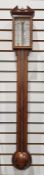 Russell, Norwich reproduction stick barometer, 98cm