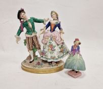 Royal Doulton figure of Pantalettes, printed blue marks, initialled LCB and M.31, 10.5cm high,