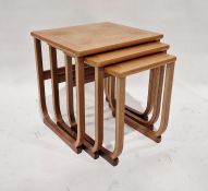 Mid-20th century Parker Knoll teak nest of three tables