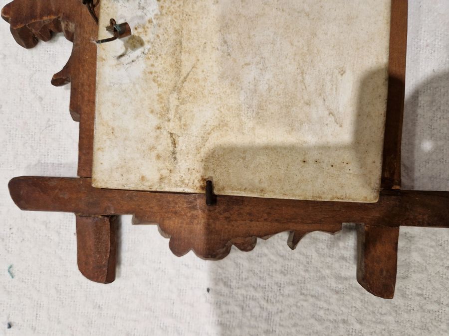 Late 19th century Continental white biscuit porcelain rectangular plaque, moulded with classical - Image 15 of 17