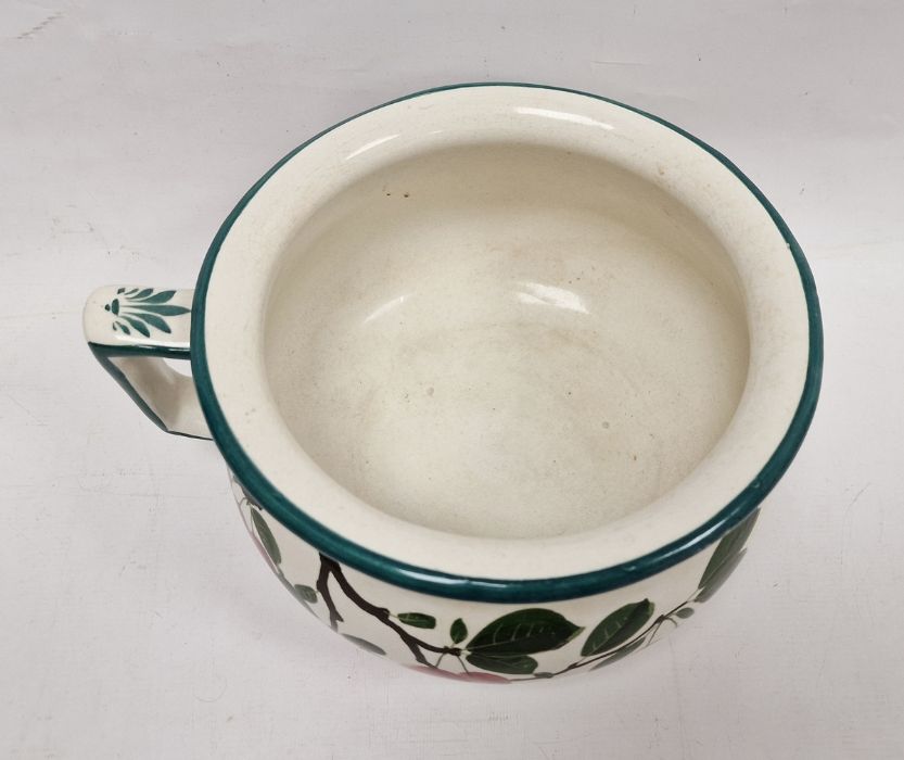 Wemyss ware red cherry pattern chamber pot, impress Wemyss ware R. H & S marks, 26.6cm wideCondition - Image 2 of 18