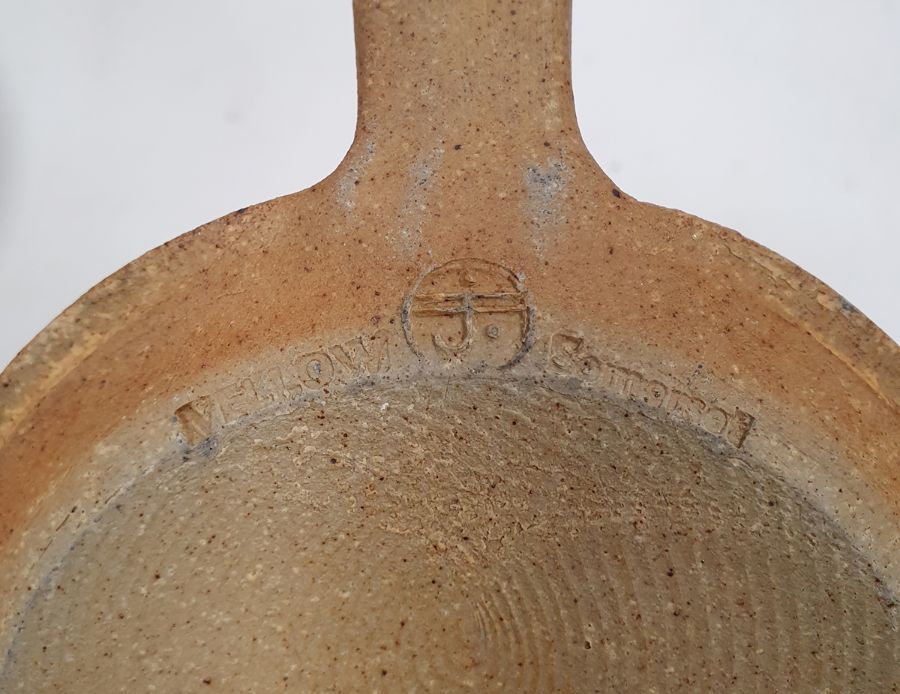 Peggy Ibbotson studio pottery pitcher with floral decoration on white ground 20cm, a pair of - Image 3 of 21