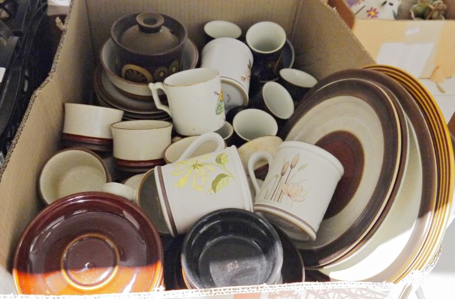 Assorted ceramics to include Denby, various plant holders, Royal Stafford part tea service, bone - Image 2 of 4