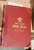 Johnston W. and A.K. The Handy Royal Atlas published W. and A.K. Johnston 1891, colour maps, folio