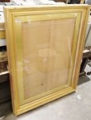 Large gilt picture frame with gilt slip, 99 x77cm