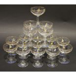 Collection of Babycham glasses (1 box)