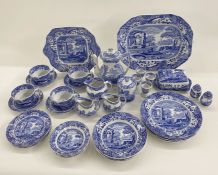 Quantity Spode 'Italian' pattern pottery, mainly for four, including cups, saucers, small bowls,