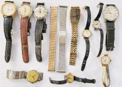 Quantity gent's Smiths, Seiko and other wristwatches