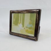 Late 20th century silver mounted rectangular picture frame, Sheffield 1998, makers Carrs of