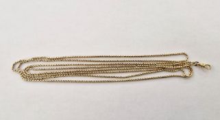 Gold (unmarked) guard chain, 28g approx.