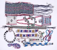 An extensive collection of 20th century South African tribal beaded jewellery. Including beaded