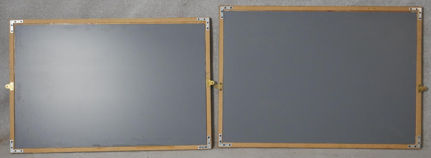 Two gilt framed wall mirrors. H.86.5 W.122cm (largest). - Image 3 of 3