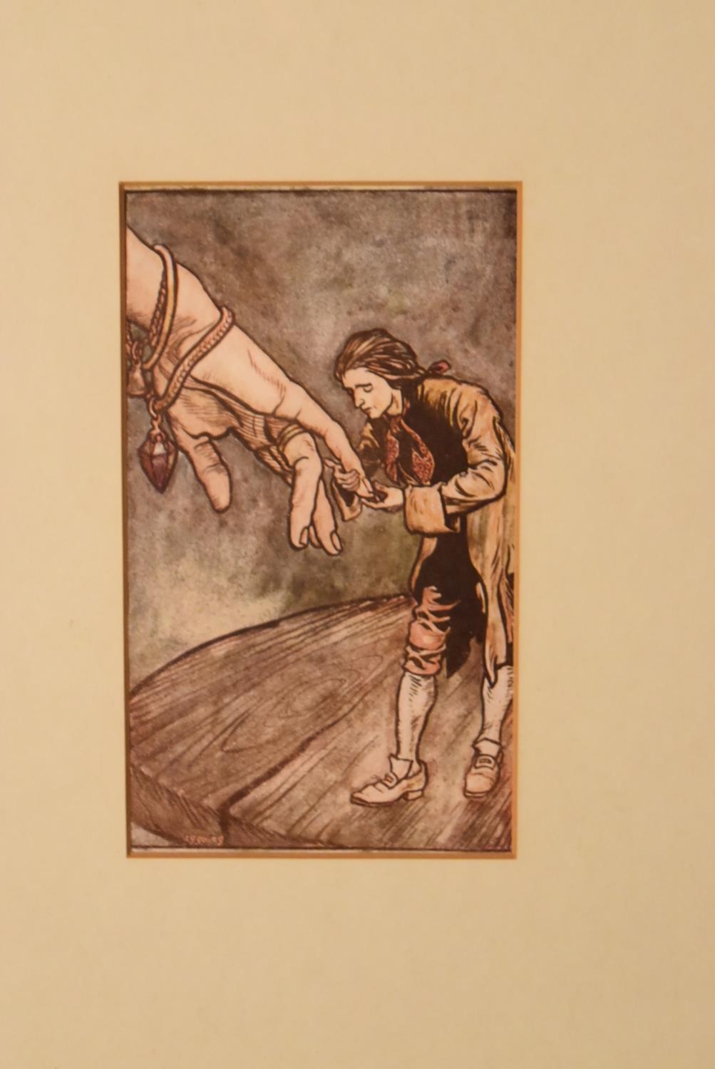 Arthur Rackham- Two framed and glazed early 20th century colour illustration plates from Peter Pan - Image 2 of 6