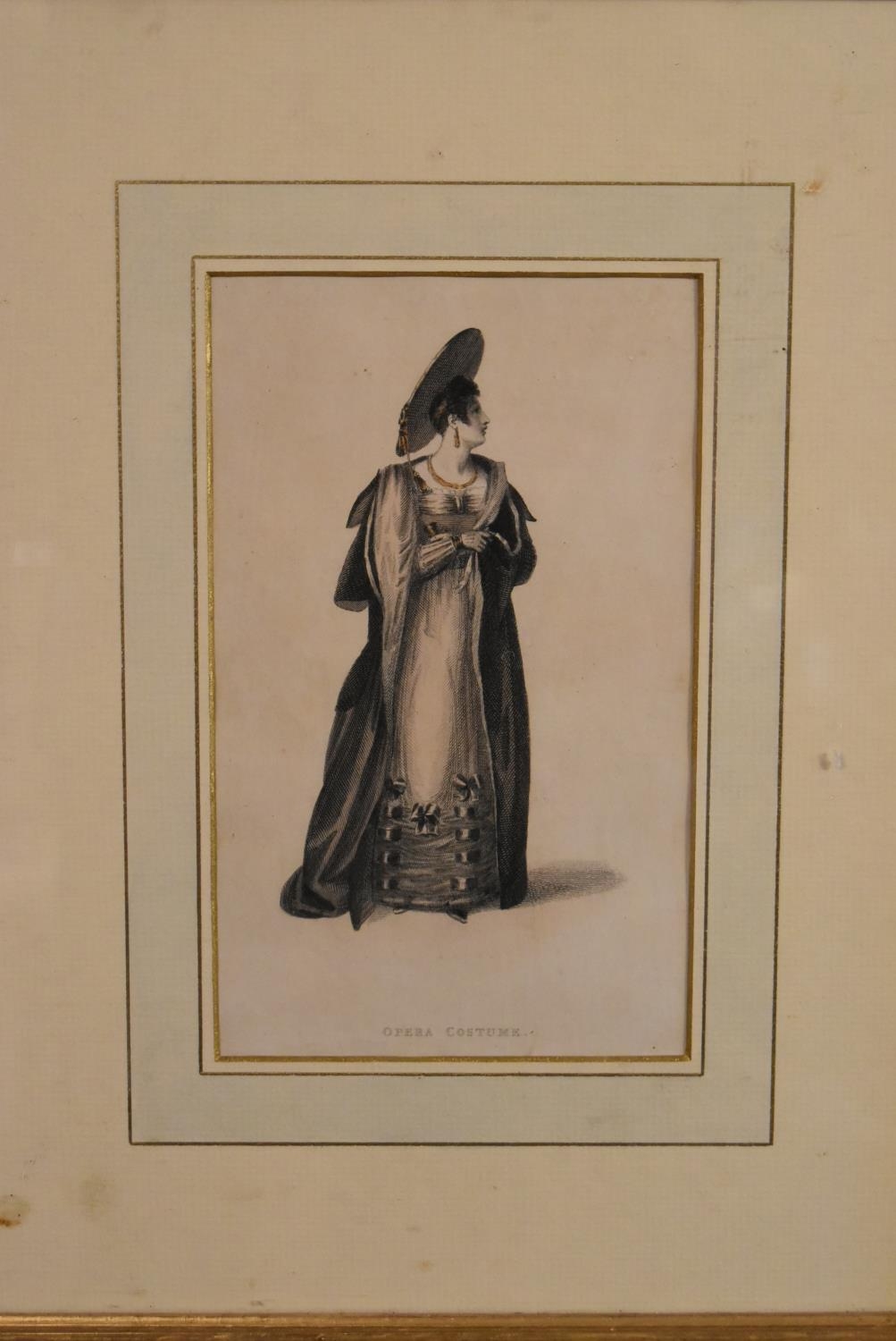 A pair of 19th century aquatints, fashion designs, published by R Ackerman. H.38 W.29cm (2) - Image 3 of 8