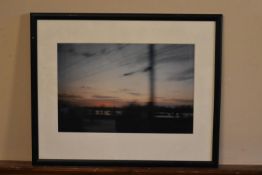 A framed and glazed photograph