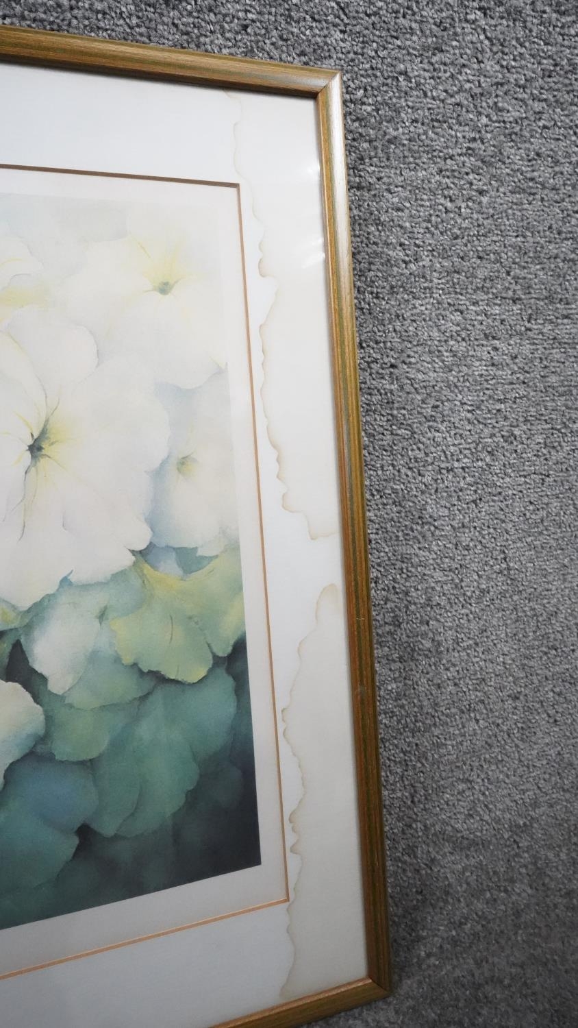 Karen Armitage - A framed and glazed signed limited edition print of flowers. Edition 72/250. H.54 - Image 5 of 6