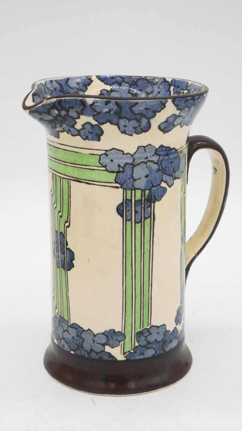 A Royal Doulton Art Nouveau ceramic jug, numbered to the base and makers stamp along with a set of - Image 7 of 8