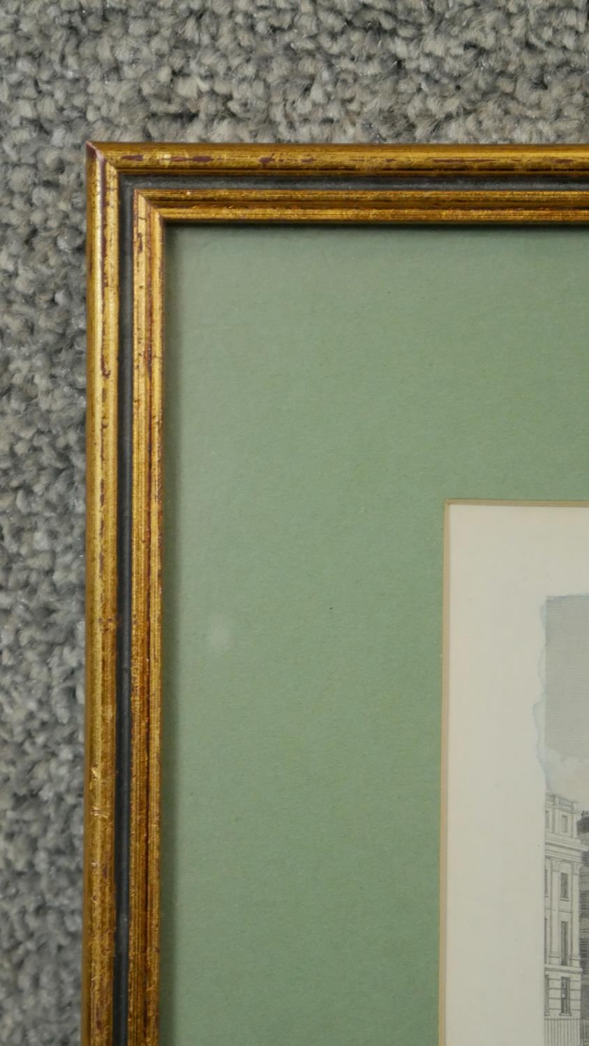 Four 19th century framed and glazed as pairs, hand coloured engravings. All of points of interest, - Image 7 of 8