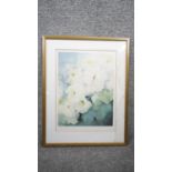 Karen Armitage - A framed and glazed signed limited edition print of flowers. Edition 72/250. H.54