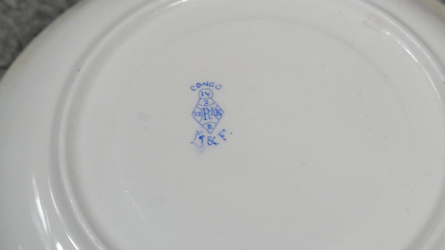 A large collection of early 20th century blue and white china with Oriental design and blue willow - Image 3 of 10