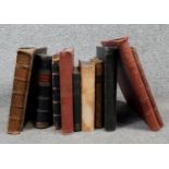 A collection of ten antique books. Including Vegetable Kingdom, The Old Curiosity Shop and Classic