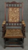 A 19th century American style rocking chair. H.108cm