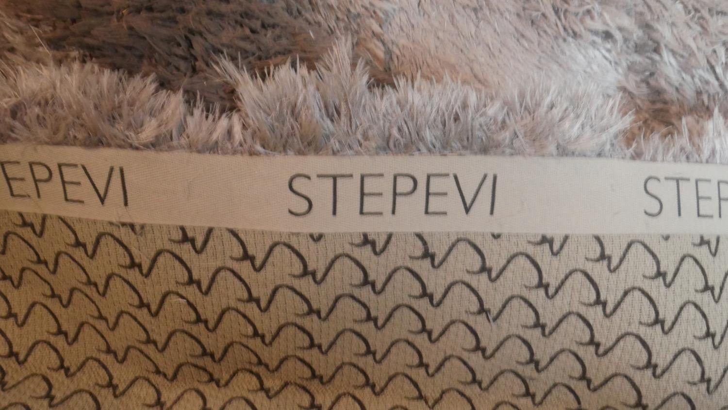 A very large contemporary sculpted thick pile carpet by Stepevi. 610x335cm - Image 2 of 3