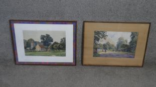H. M. Carter, British School - Two framed and glazed 19th/20th Century watercolour landscapes on
