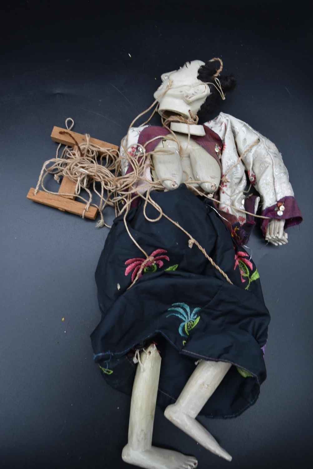 A collection of 20th century Indonesian dolls & puppets. H.60cm (largest doll) (5) - Image 10 of 10