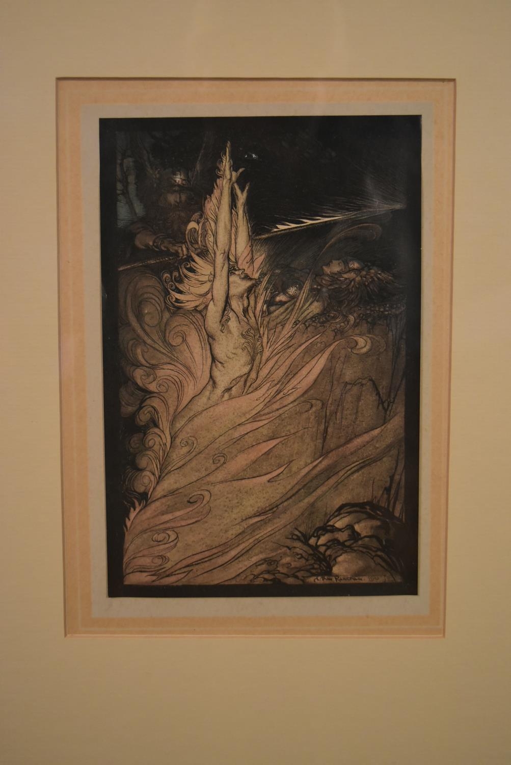 Arthur Rackham - Three framed and glazed early 20th century colour illustration plates from - Image 5 of 10