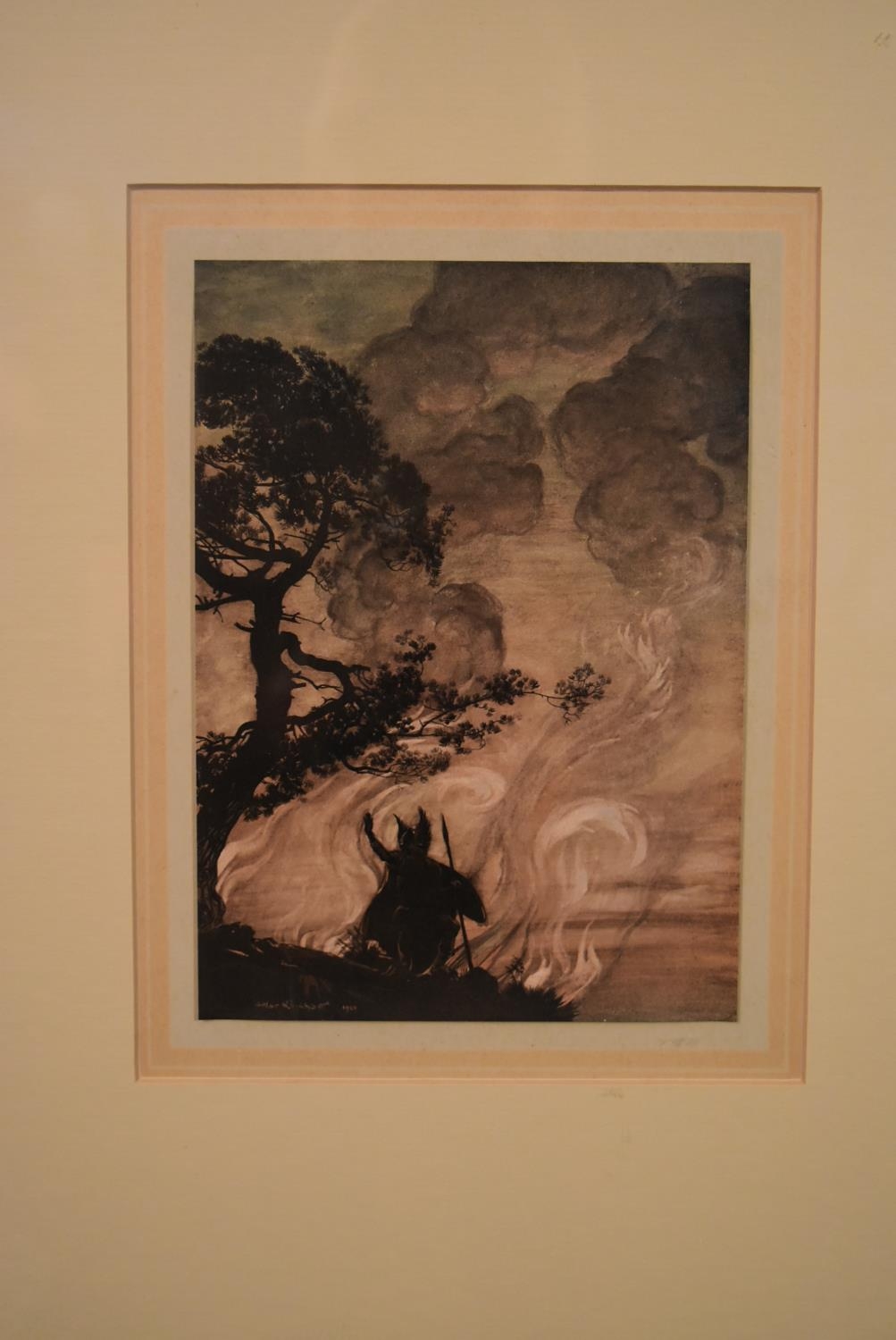 Arthur Rackham - Three framed and glazed early 20th century colour illustration plates from - Image 3 of 10