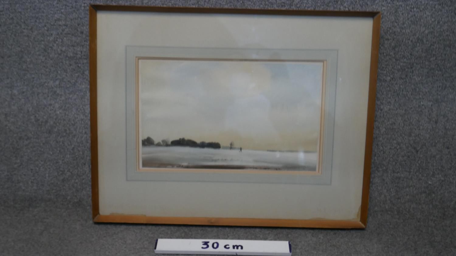 Leslie Charles Worth (1923 - 2009)- A framed and glazed watercolour landscape. Signed by artist. H. - Image 3 of 4