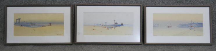 Godwin Bennett (1888-1960), three framed and glazed watercolours, Near Baliana and desert scenes,