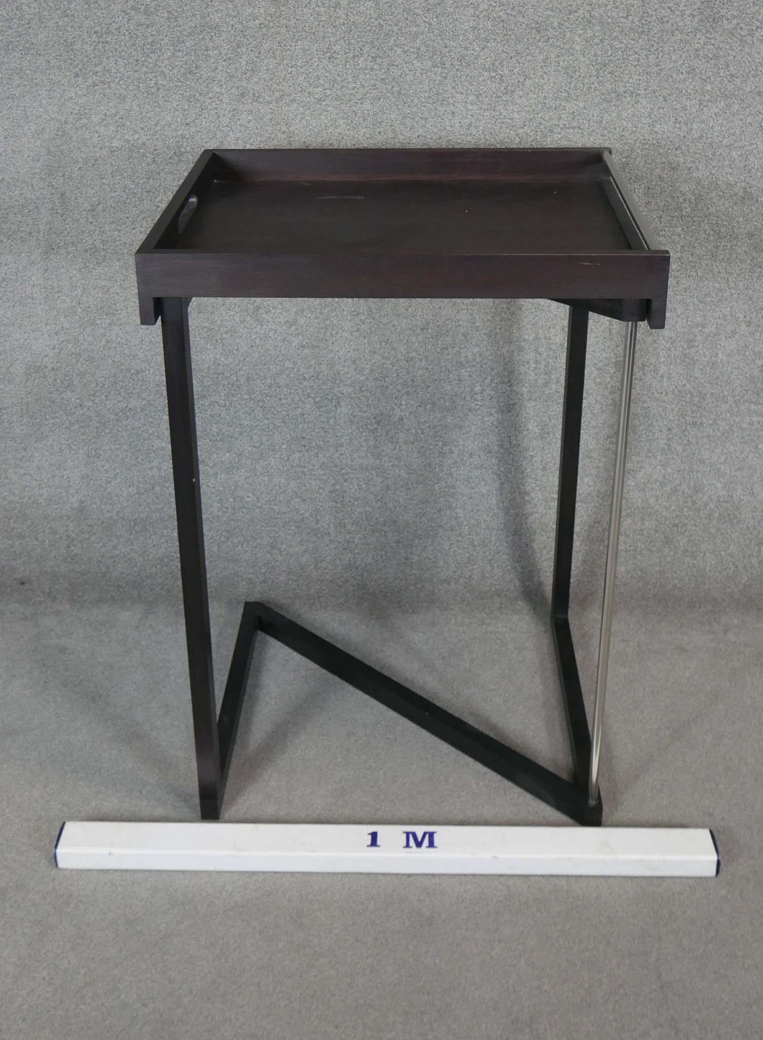 A contemporary butler's tray on stand. H.96 W.67 D.54cm - Image 2 of 4