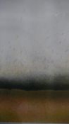 Alan Cox (1941 - 2021) - A framed and glazed coloured screenprint titled 'Long Borrow I', signed and