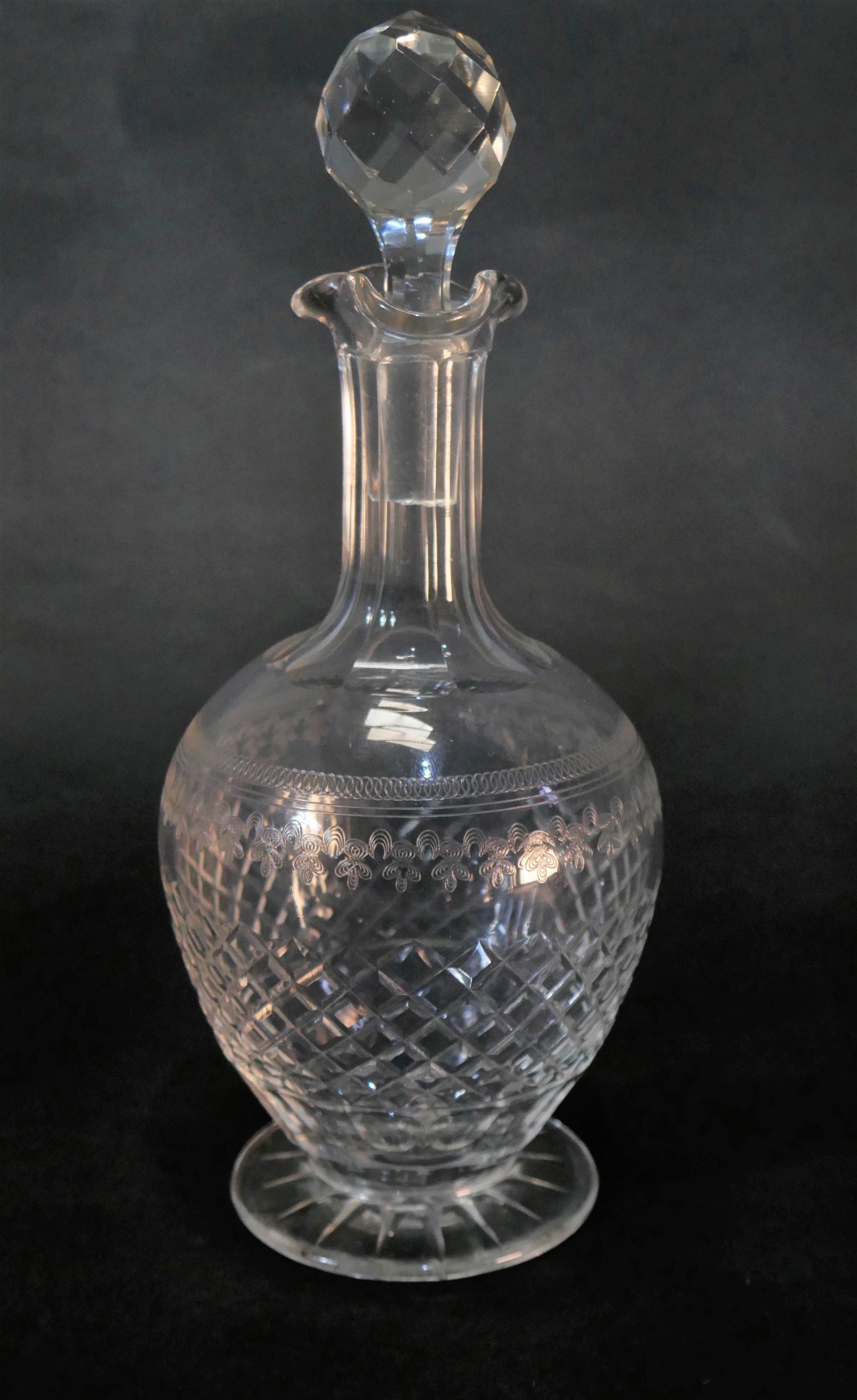 A collection of glassware. Including three crystal decanters including a Frank Thrower, Dartington - Image 2 of 5