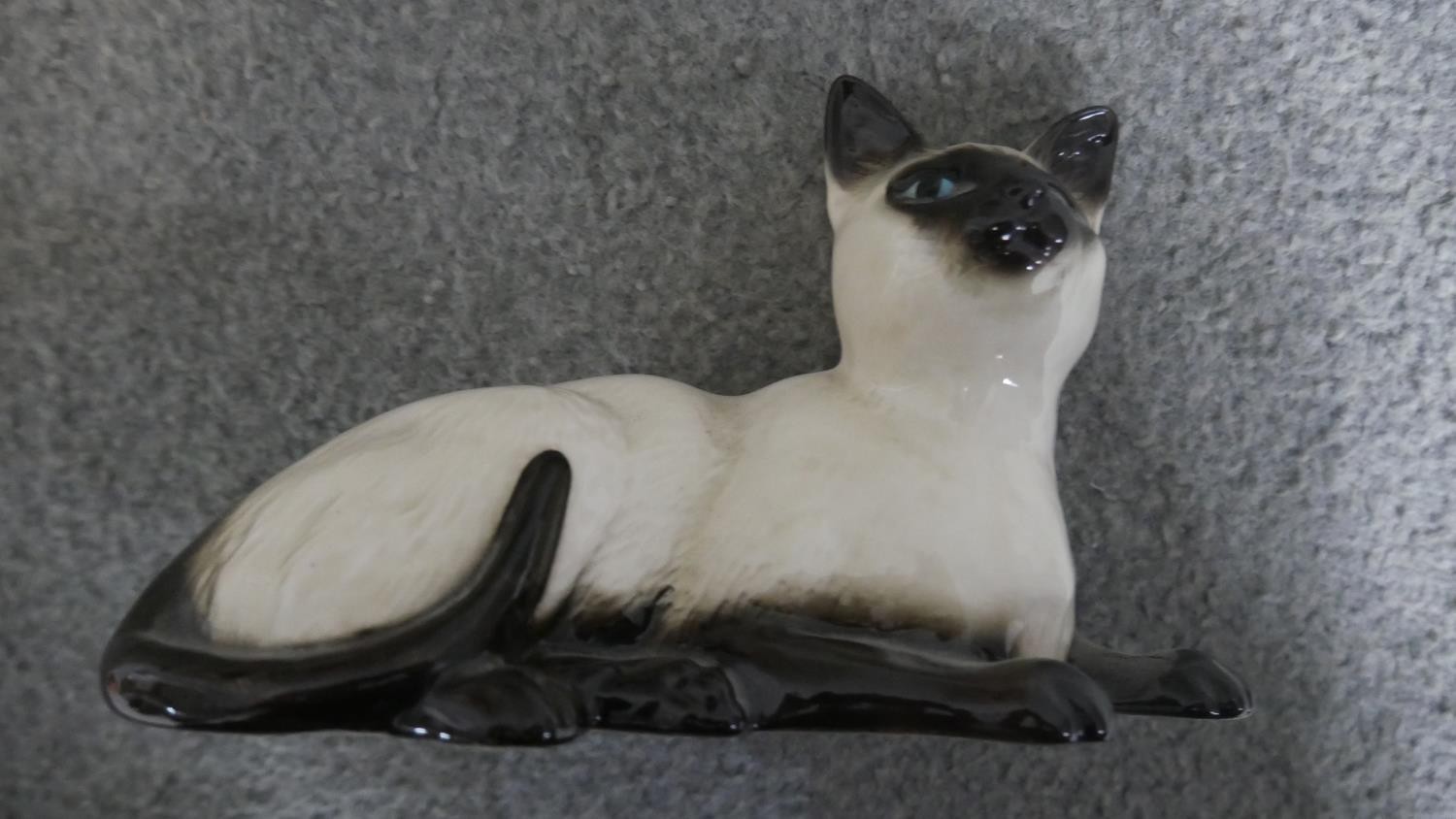 A collection of porcelain animals including five hand painted porcelain Beswick horses, makers stamp - Image 6 of 6