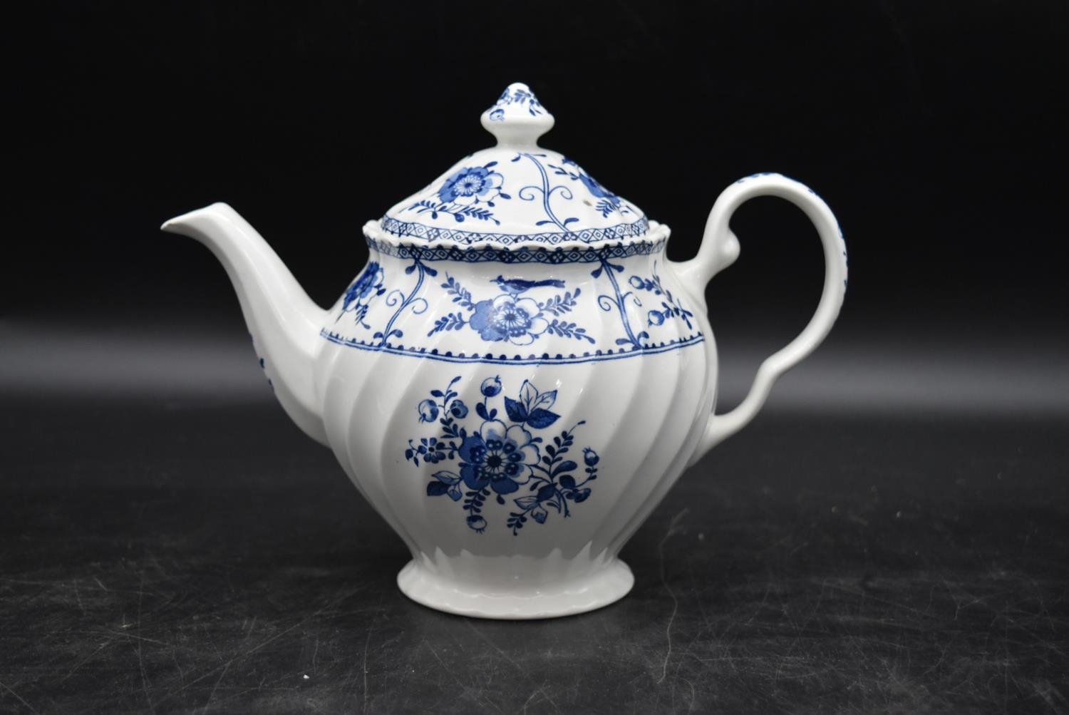 A Johnson Brothers 'Indies' design original stamped teapot along with a white unmarked teapot and - Image 2 of 16
