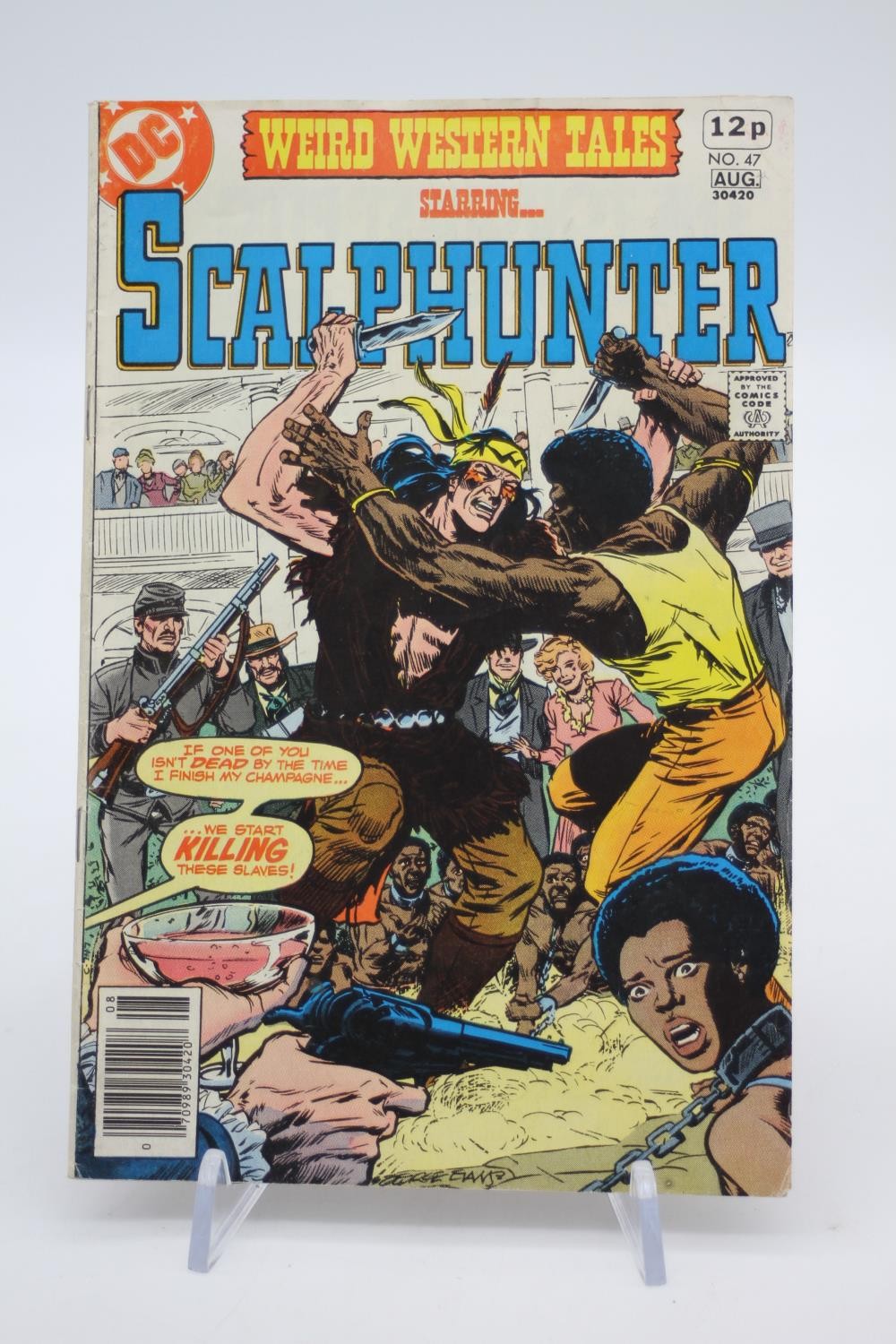 Twelve vintage DC comics. Including The Phantom Stranger, Justice League America, Scalphunter and - Image 2 of 4