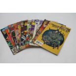 A collection of eleven vintage DC comics. Including Birds of Prey, Shazam, Adventures in the Rifle