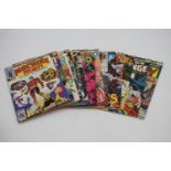 A collection of fifteen vintage Marvel comics. Including The Living Mummy, Hercules, Spiderman and