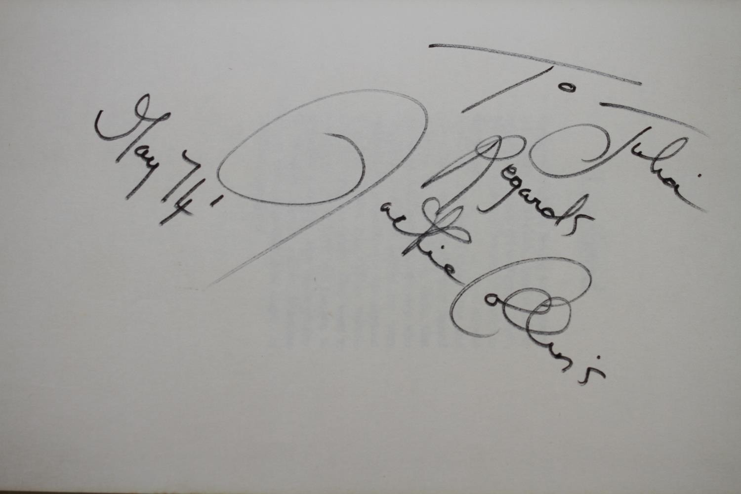 Three hardback Jackie Collins books. Lady Boss, The Stud and Lovehead. Two signed and inscribed to - Image 5 of 9