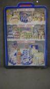 A very large hand painted vintage supermarket advertising sign. H.240 W.152