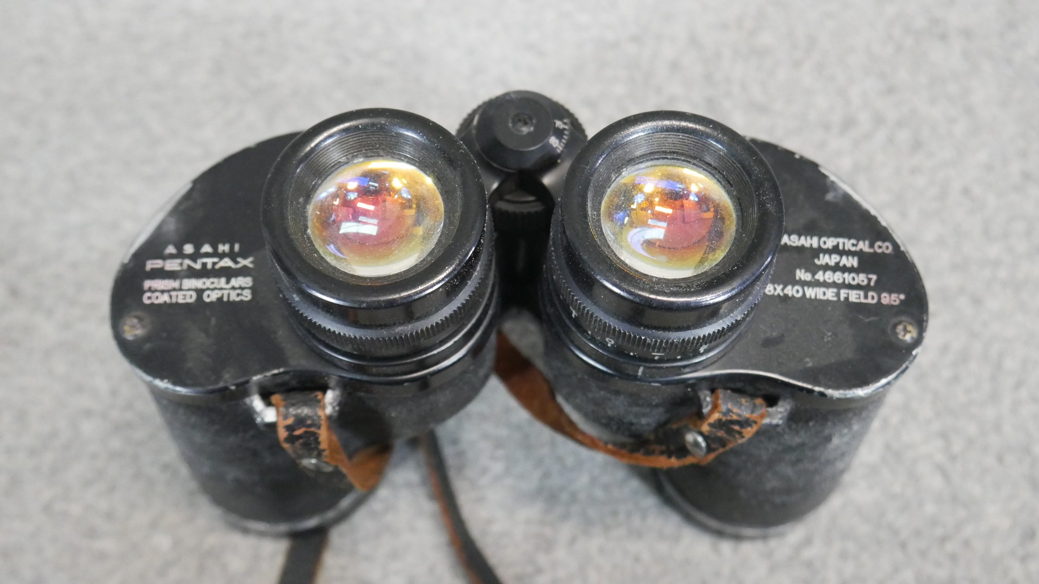 Two sets of binoculars and a pair of opera glasses. A cased set of Asahi Pentax prism coated - Image 6 of 8