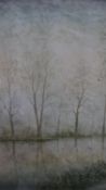 Jack Ray (1946- ) A framed and glazed watercolour of a river landscape. Signed by artist. H.45 W.