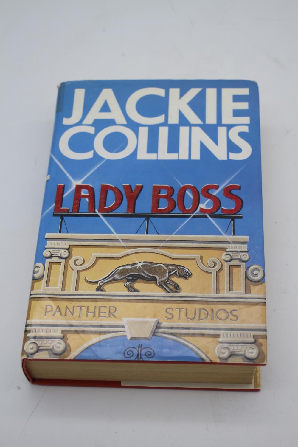 Three hardback Jackie Collins books. Lady Boss, The Stud and Lovehead. Two signed and inscribed to - Image 8 of 9