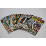 A collection of seventeen vintage Marvel The Invincible Iron Man comics in protective sleeves.