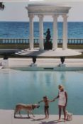 Slim Aarons- A framed and glazed C-print of The Good Life, 1955:CZ Guest and her son Alexander and