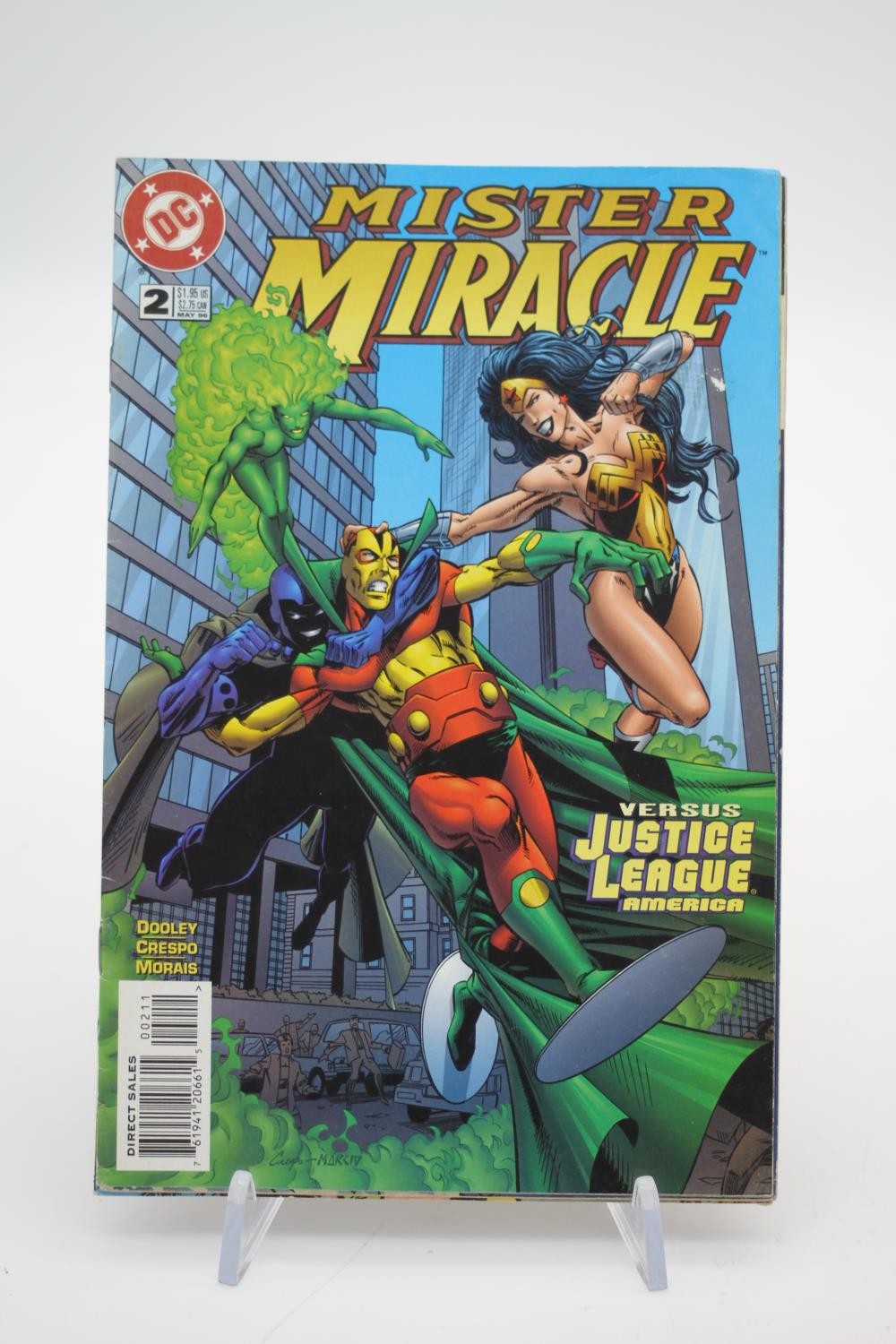 Four vintage DC comics. Including Mister Miracle, 1996 edition 2, Scalphunter, edition 50, Static, - Image 4 of 5